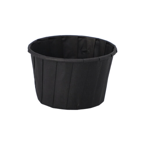 [37077] 20 x 100 Dressingbecher, Papier 90 ml Ø 6,6 cm · 4,2 cm schwarz