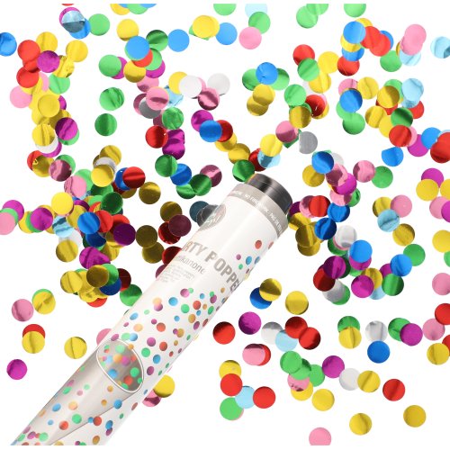 [37085] 12 x Konfettikanone Ø 4,4 cm · 28 cm