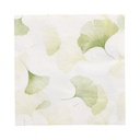 10 x 20 Servietten, 3-lagig 1/4-Falz 33 cm x 33 cm "Light Ginko"