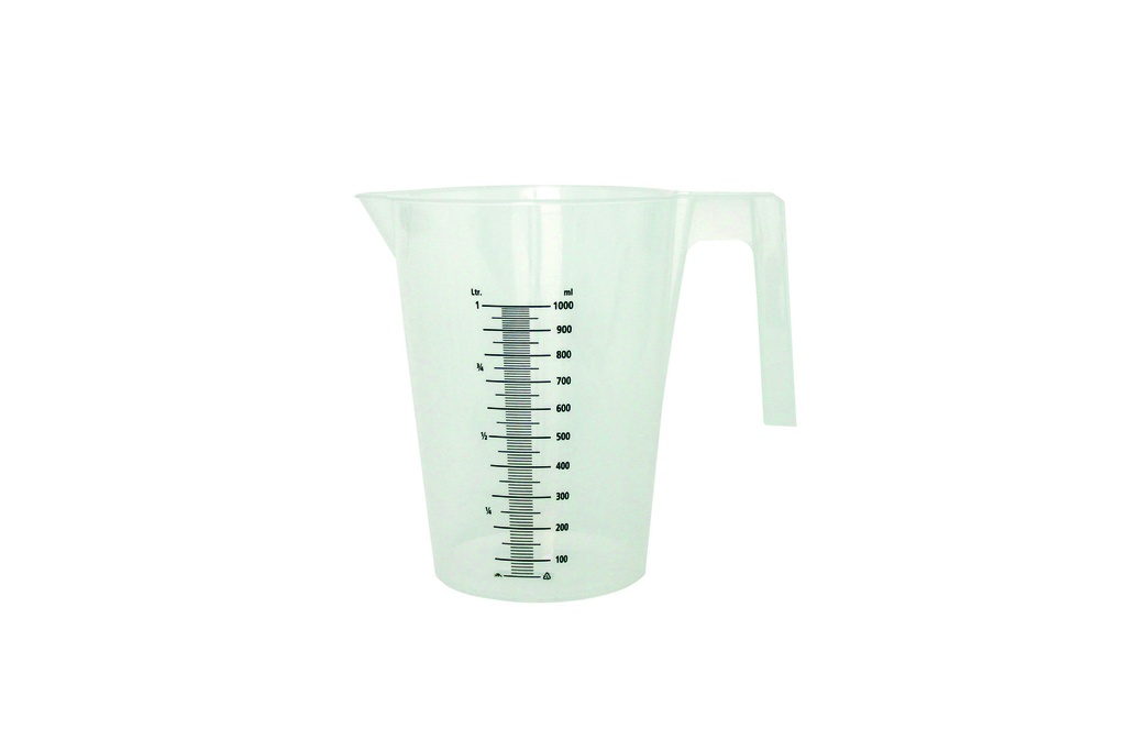 Meßbecher aus PP, 1,0 l, natur