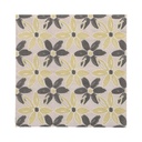 10 x 20 Servietten, 3-lagig 1/4-Falz 33 cm x 33 cm "Dark Flowers"