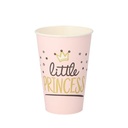 14 x 10 Trinkbecher, Pappe 0,2 l Ø 7 cm · 9,7 cm "Little Princess"