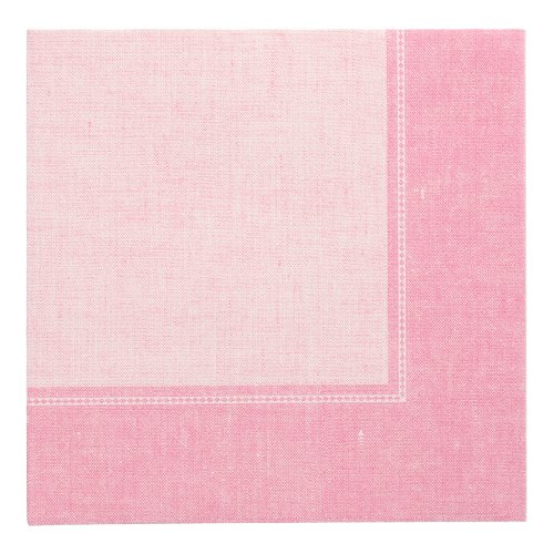 [37200] 8 x 20 Servietten "ROYAL Collection" 1/4-Falz 40 cm x 40 cm rosa "Linum"