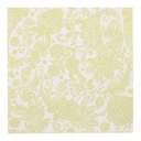 8 x 20 Servietten "ROYAL Collection" 1/4-Falz 40 cm x 40 cm limonengrün "Paisley"