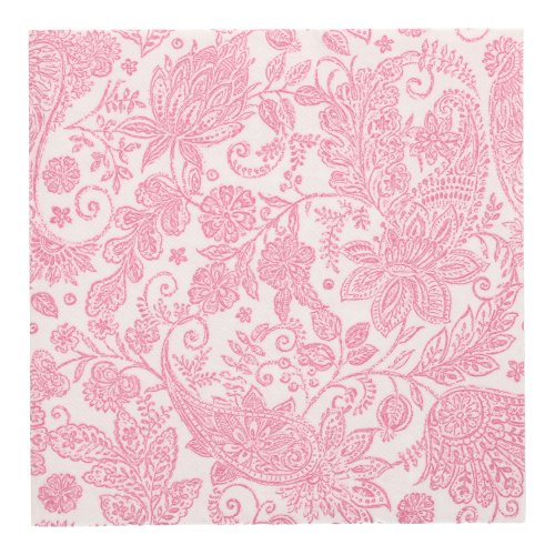 [37206] 8 x 20 Servietten "ROYAL Collection" 1/4-Falz 40 cm x 40 cm fuchsia "Paisley"