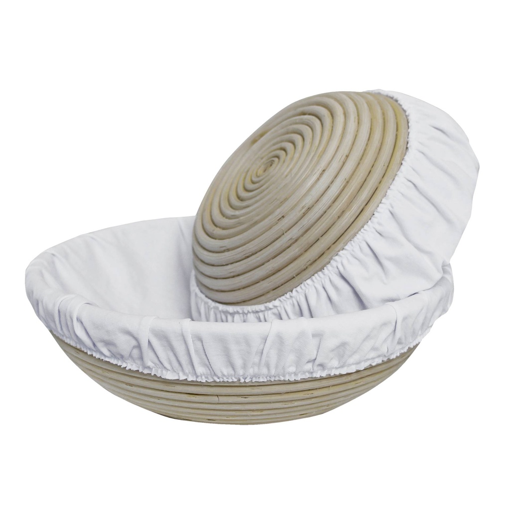 [201903] Gärtuch für runde Gärkörbe, Ø 250 mm, weiß