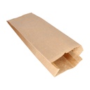 1000 Papierfaltenbeutel gefädelt Kraftpapier 35 cm x 13 cm x 7 cm braun Füllinhalt 2 kg