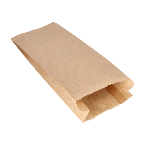 [37312] 1000 Papierfaltenbeutel gefädelt Kraftpapier 35 cm x 15 cm x 7 cm braun Füllinhalt 2,5 kg