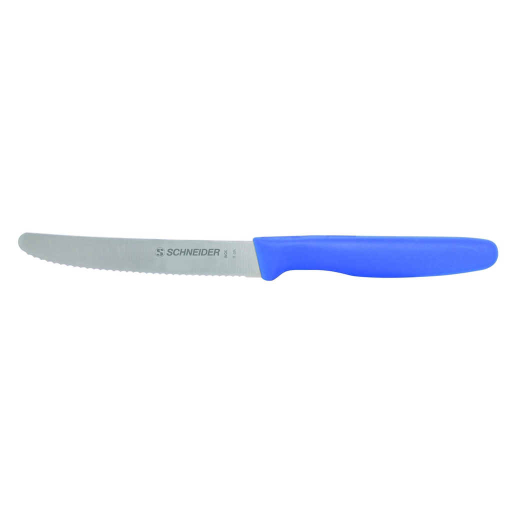 [260818] Universalmesser aus Edelstahl, 110 mm, blau
