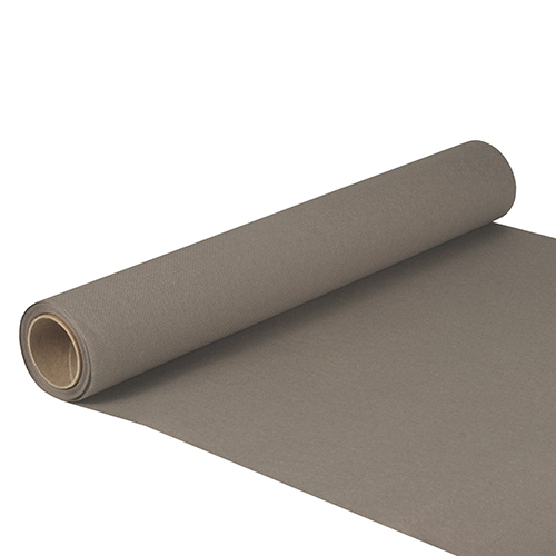 [84187] 6 x Tischläufer, Tissue "ROYAL Collection" 5 m x 40 cm grau