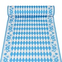 6 x Tischläufer, stoffähnlich, Airlaid 24 m x 40 cm "Bayrisch Blau"