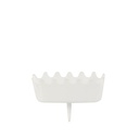 12 x Halter für Zahlenkerzen 3,8 cm x 4,9 cm x 1,2 cm weiss