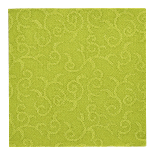 [84883] 5 x 50 Servietten "ROYAL Collection" 1/4-Falz 40 cm x 40 cm olivgrün "Casali"