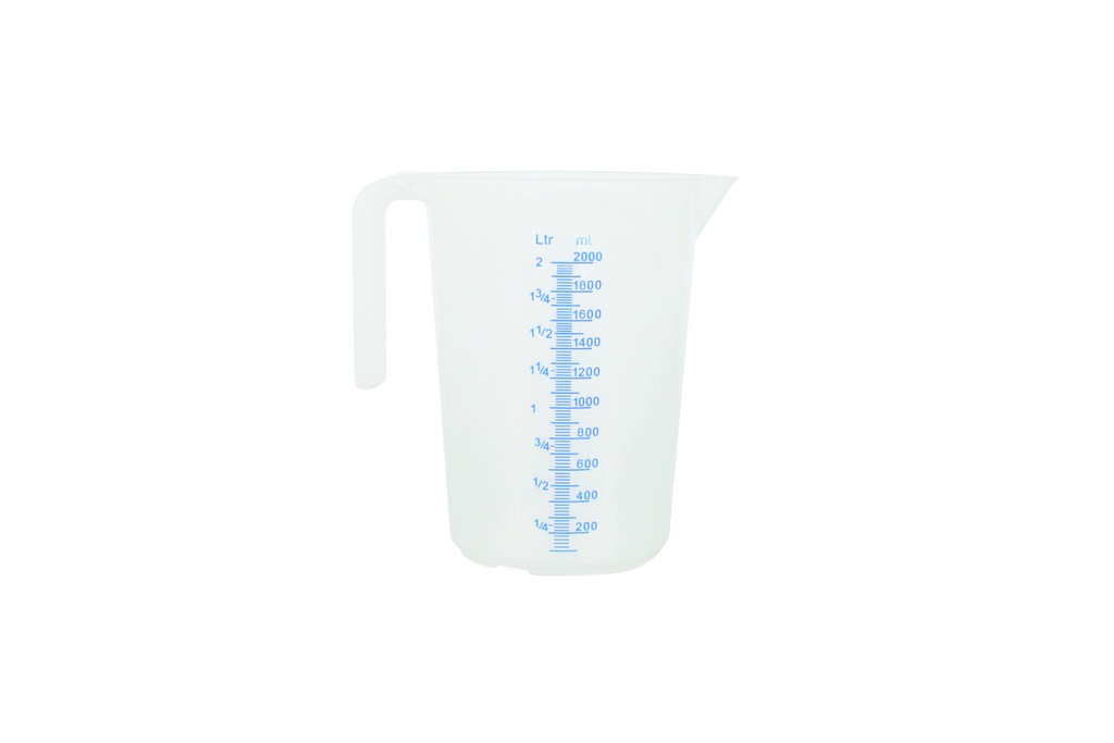 [206013] Meßbecher aus PP, 2,0 l, natur