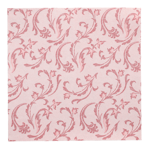 [84999] 5 x 50 Servietten "ROYAL Collection" 1/4-Falz 40 cm x 40 cm bordeaux "Damascato"