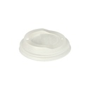 20 x 50 Dom-Deckel, C-PLA rund Ø 9 cm · 2,1 cm weiss