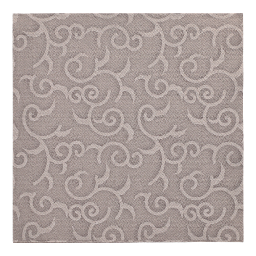 [85310] 8 x 20 Servietten "ROYAL Collection" 1/4-Falz 40 cm x 40 cm grau "Casali"