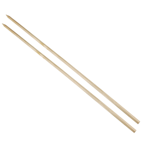 [85334] 10 x 20 Grill-Spieße "pure" 80 cm x 8 mm x 8 mm "Steckerlfisch"