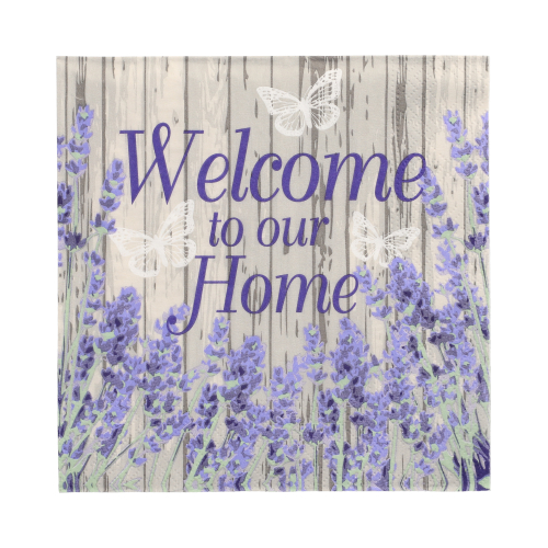 [85622] 10 x 20 Servietten, 3-lagig 1/4-Falz 33 cm x 33 cm "Welcome"