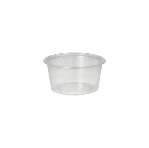 [85708] 20 x 50 Dressingbecher, PP rund 80 ml Ø 7,1 cm · 3,5 cm transparent
