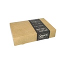 10 x 10 Transport- und Catering-Kartons "pure" eckig 8 cm x 24,5 cm x 35,5 cm "Good Food" klein