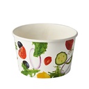 12 x 50 Salatschalen, Pappe "To Go" 600 ml Ø 12,5 cm · 7,5 cm "Salad"