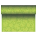 4 x Tischläufer, stoffähnlich, PV-Tissue Mix "ROYAL Collection" 24 m x 40 cm limonengrün "Bubbles"