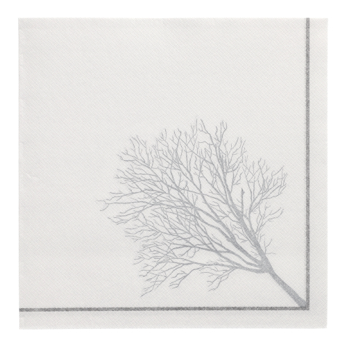 [86548] 5 x 50 Servietten "ROYAL Collection" 1/4-Falz 40 cm x 40 cm "Grief"