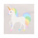 10 x 20 Servietten, 3-lagig 1/4-Falz 33 cm x 33 cm "Unicorn"
