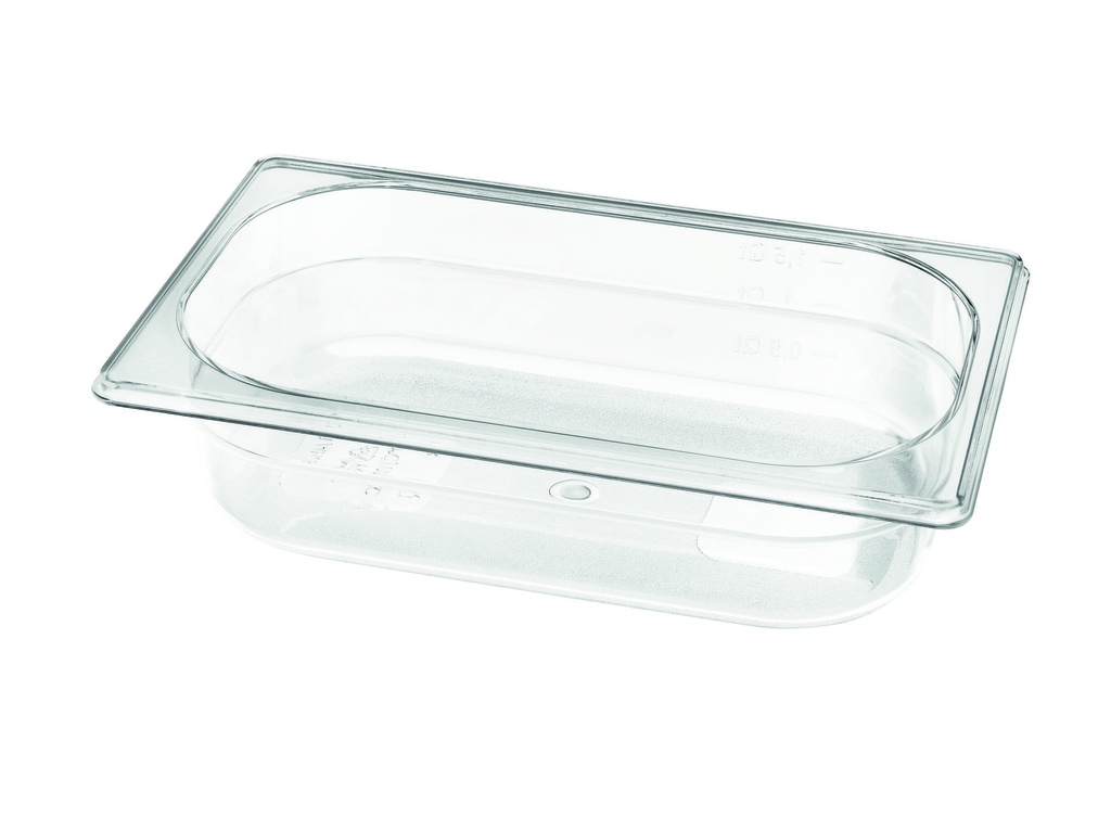 [530130] GN 1/4 Behälter aus Polycarbonat, 265 x 162 x 65 mm