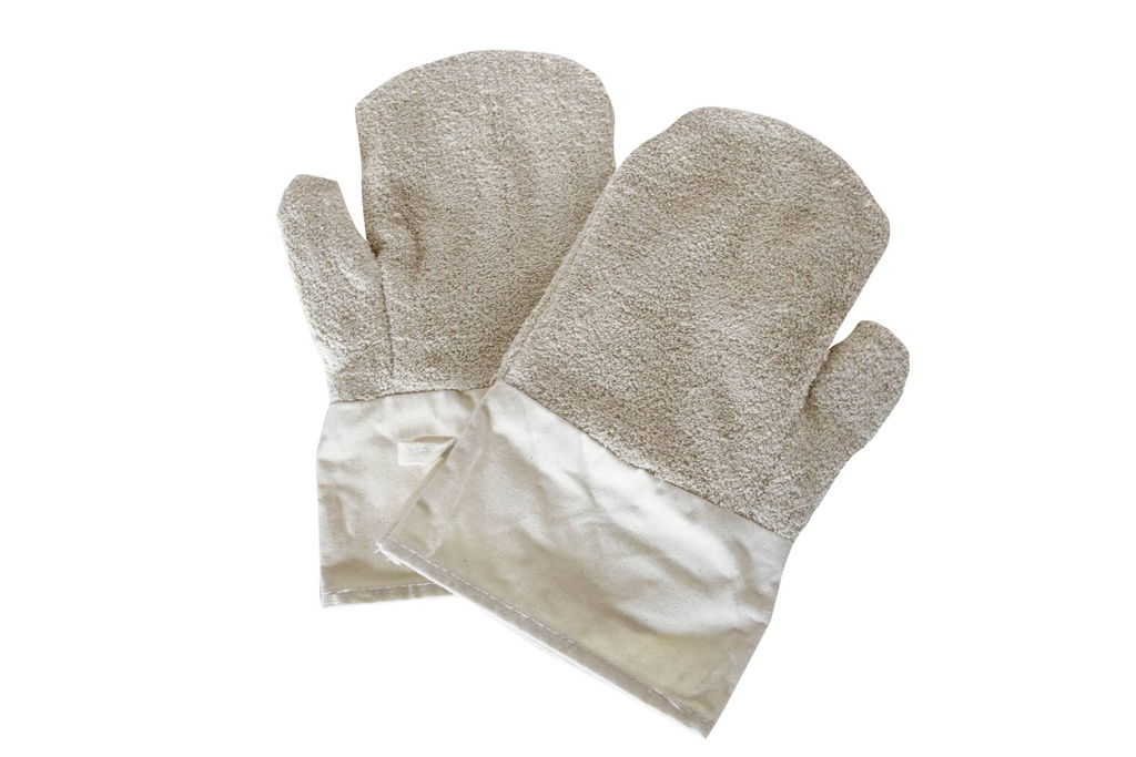 [310019] Backhandschuhe aus Baumwolle, 325 mm, natur