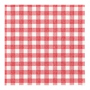 5 x 50 Servietten "ROYAL Collection" 1/4-Falz 40 cm x 40 cm rot "Vichy Karo"