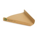 12 x 80 Pizza-Trays, Pappe "pure" 2,5 cm x 17,1 cm x 18,3 cm braun "100% Fair" extra groß
