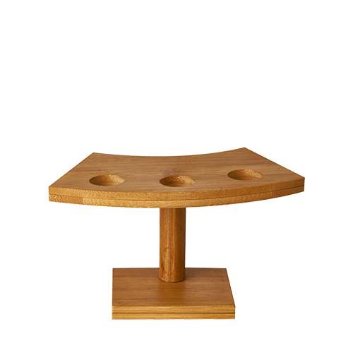 [87484] 6 x Tray, Bambus "pure" 9 cm x 16 cm x 7,6 cm für 3 Spitztüten