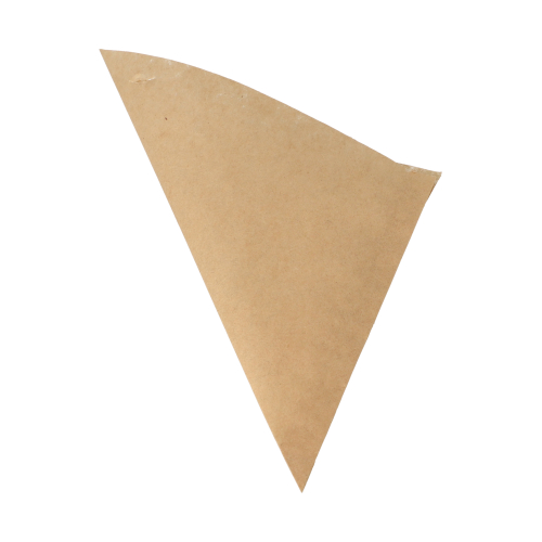 [87642] 1000 Spitztüten, Pergament-Ersatz 27 cm x 19 cm x 19 cm braun Füllinhalt 125 g, fettdicht