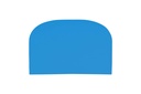 Teigschaber aus LDPE, 148 x 99 mm, blau