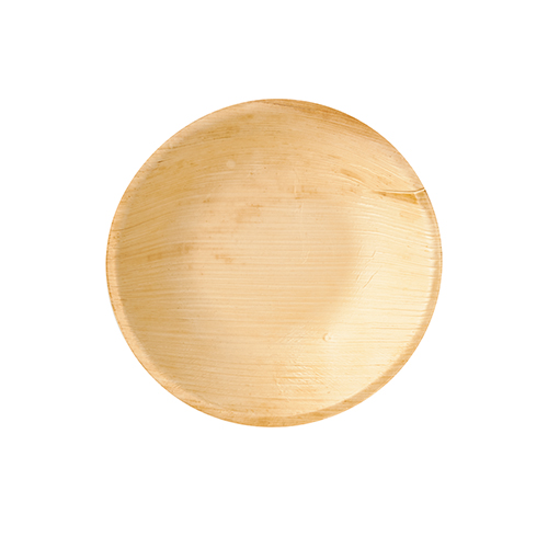 [87774] 10 x 6 Schalen, Palmblatt "pure" rund 300 ml Ø 17,5 cm · 3,5 cm