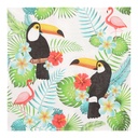 10 x 20 Servietten, 3-lagig 1/4-Falz 40 cm x 40 cm "Toucan"
