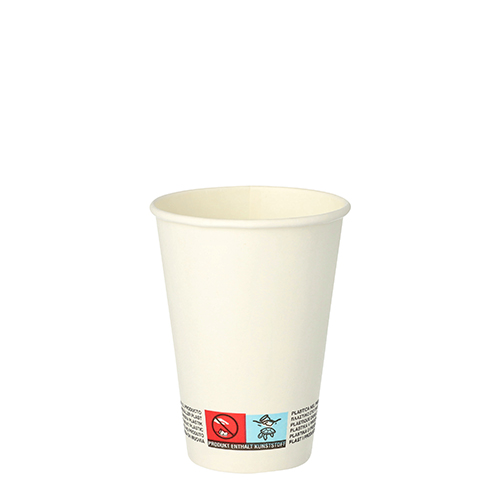 [87906] 20 x 50 Automatenbecher, Pappe "To Go" 0,18 l Ø 7 cm · 9,2 cm weiss