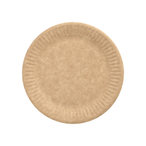 [87937] 20 x 100 Teller, Pappe "pure" rund Ø 15 cm braun
