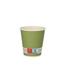 20 x 20 Trinkbecher, Pappe 0,1 l Ø 7,2 cm · 7,5 cm dunkelgrün "Whiskey"