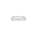 10 x 50 Deckel für Portionsbecher, PLA "pure" rund Ø 6 cm transparent
