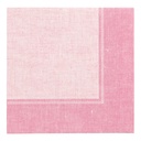 5 x 50 Servietten "ROYAL Collection" 1/4-Falz 40 cm x 40 cm rosa "Linum"
