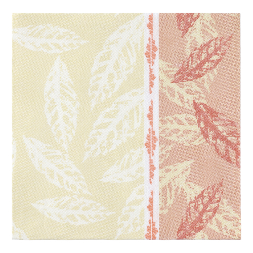 [88319] 5 x 50 Servietten "ROYAL Collection" 1/4-Falz 40 cm x 40 cm rot "Autumn"