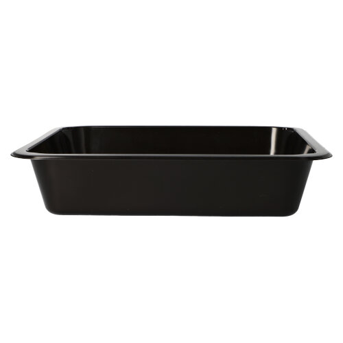 [88433] 10 x 50 Mikrowellenschalen, PP ungeteilt 1330 ml 4,9 cm x 22,7 cm x 17,8 cm schwarz