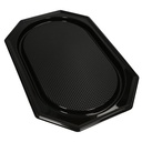 10 x 10 Servierplatten, PET 53 cm x 35 cm schwarz