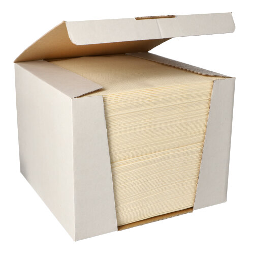 [88553] 100 Servietten "ROYAL Collection" 1/4-Falz 40 cm x 40 cm champagner