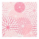 10 x 20 Servietten, 3-lagig 1/4-Falz 40 cm x 40 cm rose "Floralies"