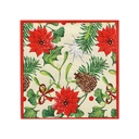 12 x 50 Servietten, 3-lagig 1/4-Falz 25 cm x 25 cm "Winterly"