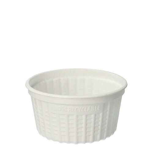 [88696] 24 x 25 Suppenbecher, PP "To Go" 350 ml Ø 11,5 cm · 6 cm weiss